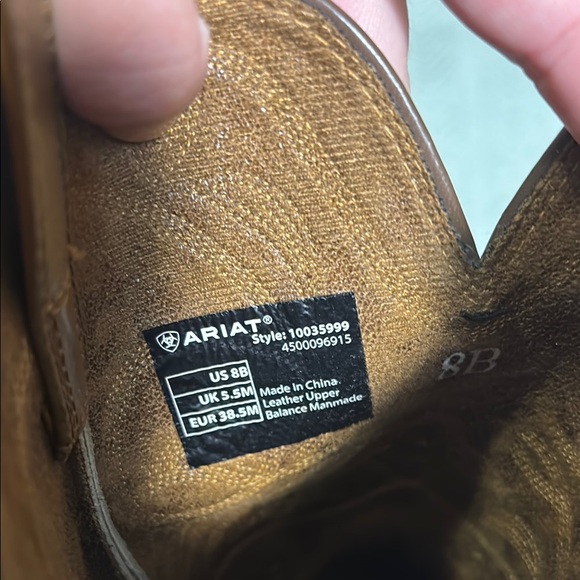 Ariat Brown Leather Boots - Picture 2 of 7